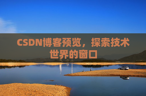 CSDN博客预览,探索技术世界的窗口